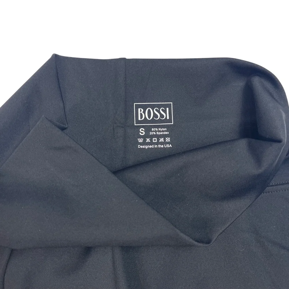 BOSSI Black Athleisure Skirt Shorts Built-in Athletic Tennis Golf‎ Juniors Small